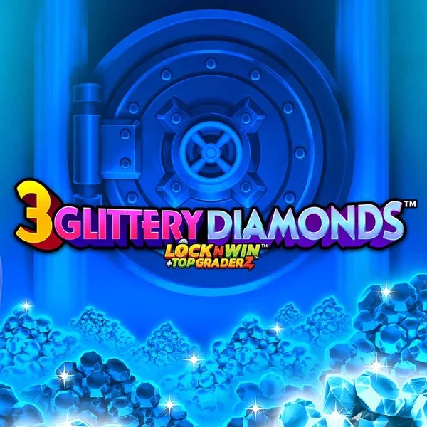 3 Glittery Diamonds logo – Slots by PearFiction Studios at Instant Casino