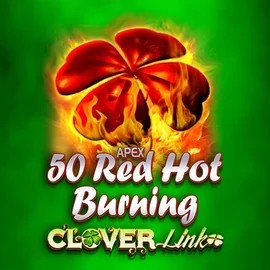 50 Red Hot Burning Clover Links logo – Slots by Novomatic at Instant Casino