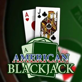 American Blackjack logo – Table Games by Habanero at Instant Casino