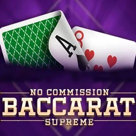 Baccarat Supreme slot logo by OneTouch Games at Instant Casino
