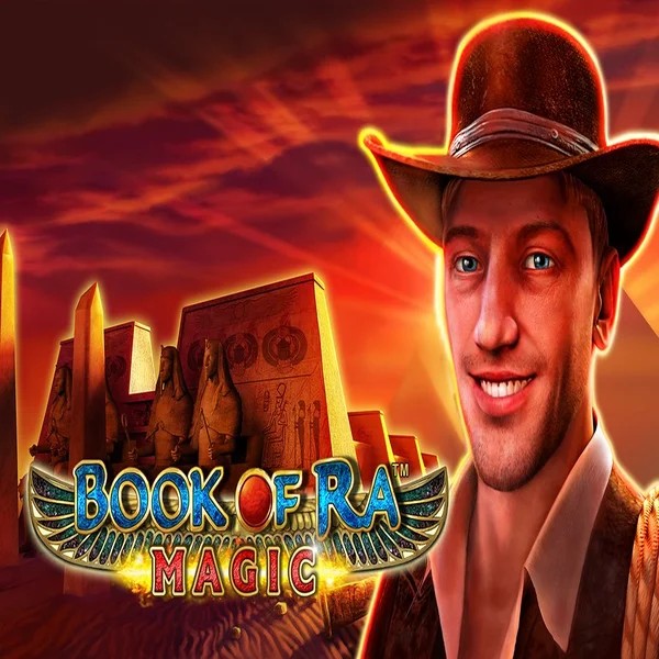 Official Slots logo: Book of Ra Magic by Greentube at Instant Casino
