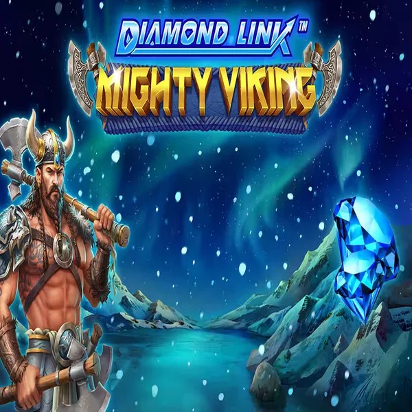 Diamond Link Mighty Viking logo – Slots by Greentube at Instant Casino