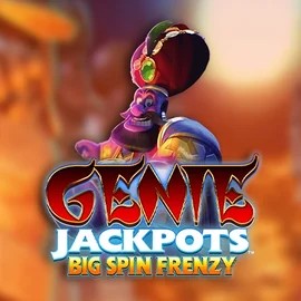Official Jackpots logo: Genie Jackpots: Big Spin Frenzy by Blueprint Gaming at Instant Casino