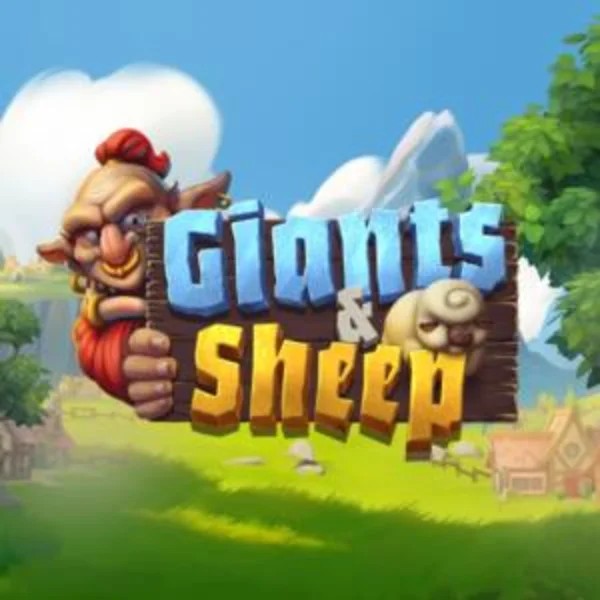 Giants and Sheep online game logo by Relax Gaming on casino-instant.eu.com