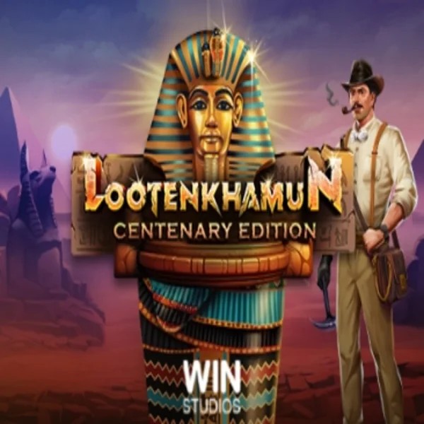 Loot'en Khamun the Dead Sea Scrolls slot logo by Win Studios at Instant Casino