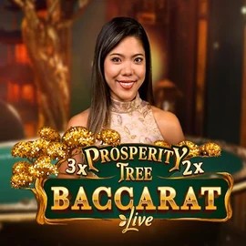 Prosperity Tree Baccarat online game logo by Evolution on casino-instant.eu.com