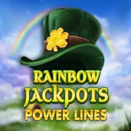Rainbow Jackpots Power Lines slot visual from Red Tiger Gaming available on casino-instant.eu.com