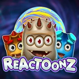 Reactoonz casino game by Play'n GO – featured logo at Instant Casino