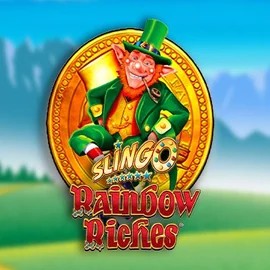 Slingo Rainbow Riches logo by Gaming Realms Instant Casino