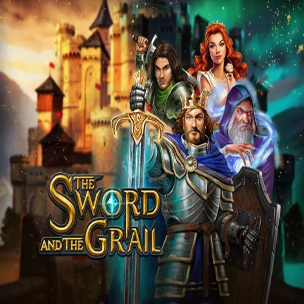 Official Slots logo: The Sword and the Grail by Play'n GO at Instant Casino